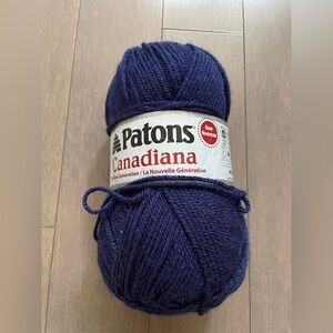 Patons Canadiana Navy Yarn